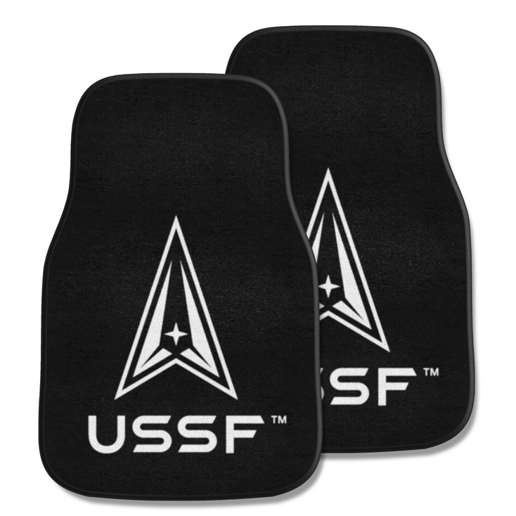 U.S. Space Force Carpet Car Mat, Set of 2