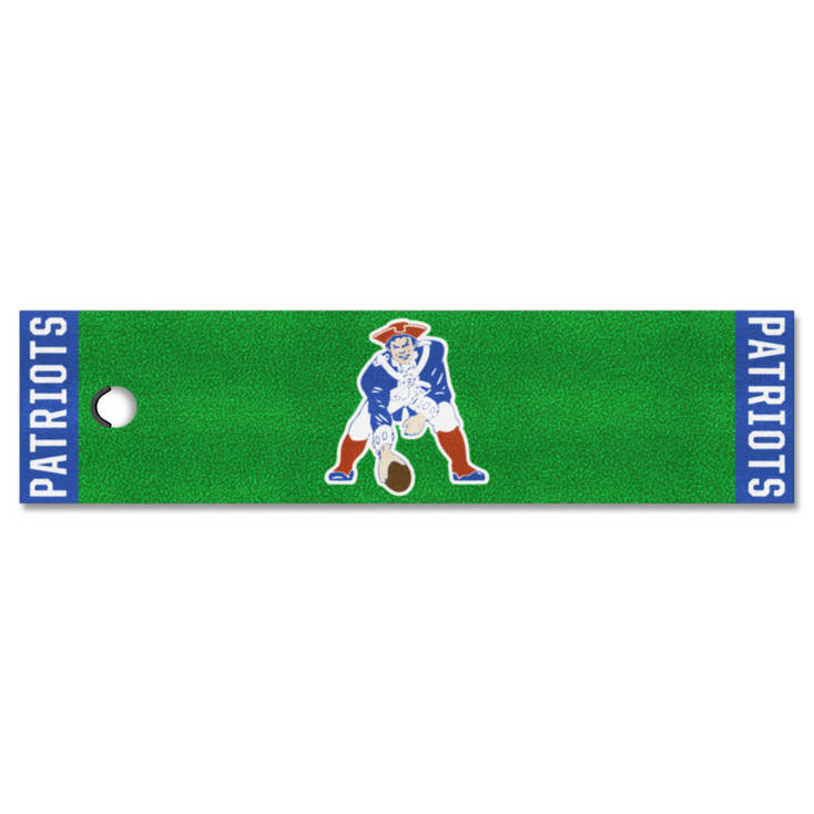 18" x 72" New England Patriots Retro Logo Putting Green Runner Mat