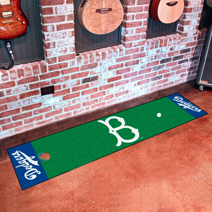 18" x 72" 1949 Brooklyn Dodgers Retro Logo Putting Green Runner Mat