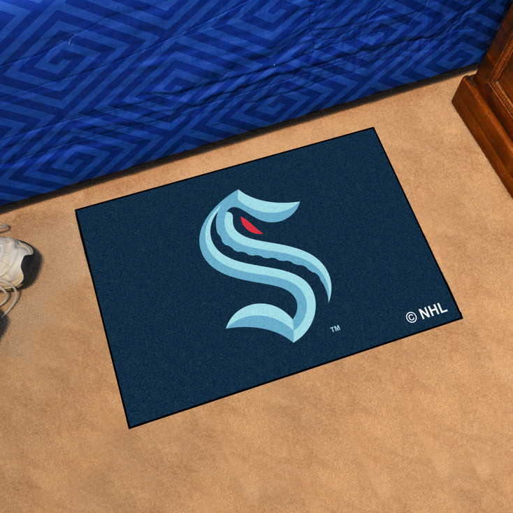 19" x 30" Seattle Kraken Logo Rectangle Starter Mat