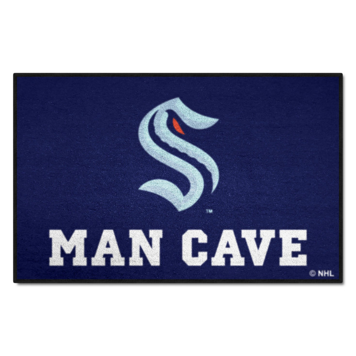 19" x 30" Seattle Kraken Man Cave Starter Rectangle Mat