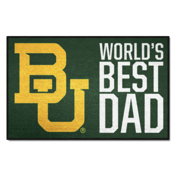 19" x 30" Baylor Bears World's Best Dad Rectangle Starter Mat
