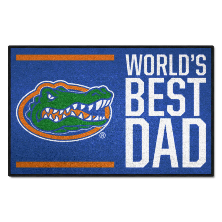 19" x 30" Florida Gators World's Best Dad Rectangle Starter Mat