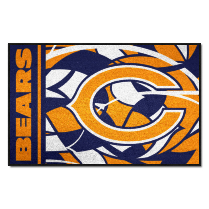 19" x 30" Chicago Bears NFL x FIT Pattern Rectangle Starter Mat