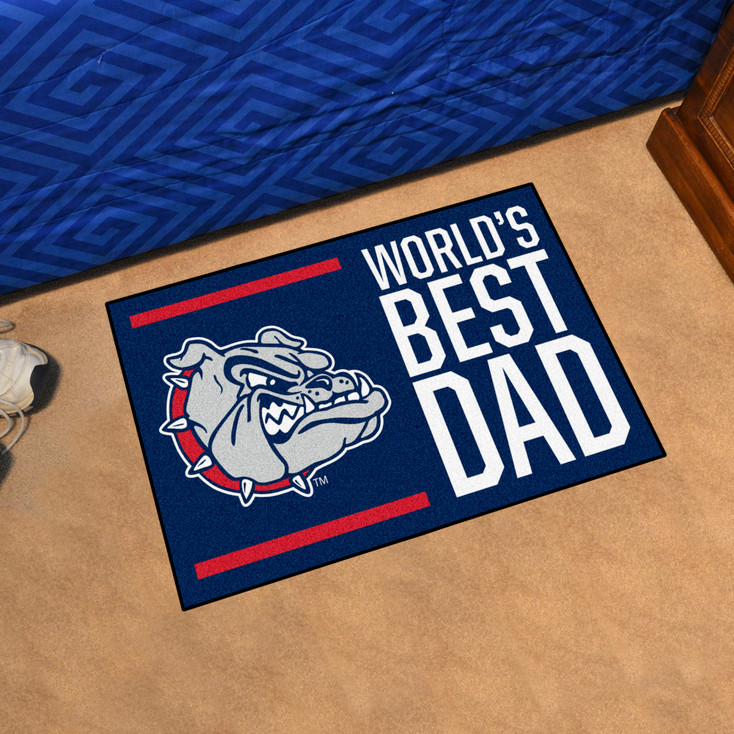 19" x 30" Gonzaga Bulldogs World's Best Dad Rectangle Starter Mat