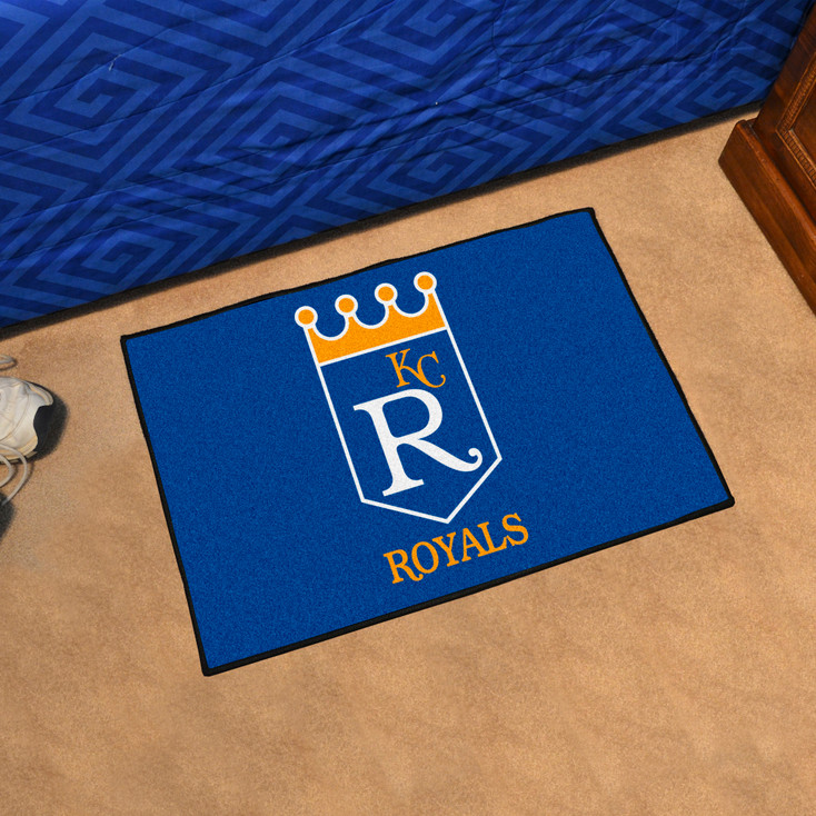 19" x 30" 1969 Kansas City Royals Retro Logo Rectangle Starter Mat