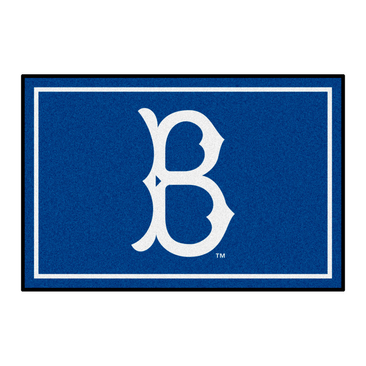 4' x 6' 1949 Brooklyn Dodgers Retro Logo Blue Rectangle Area Rug