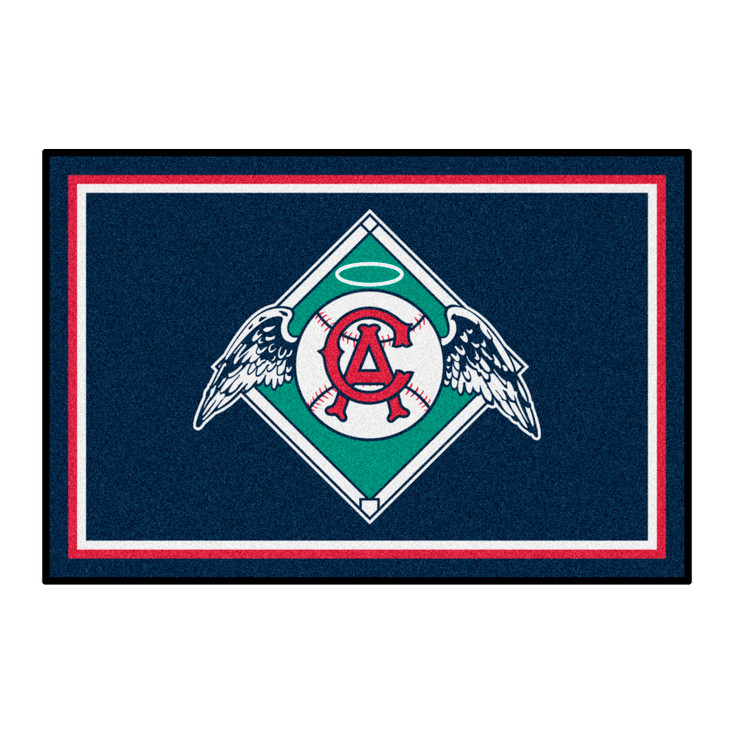 4' x 6' 1966 California Angels Retro Logo Navy Rectangle Area Rug