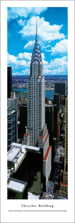 Chrysler Building Panoramic Art Print