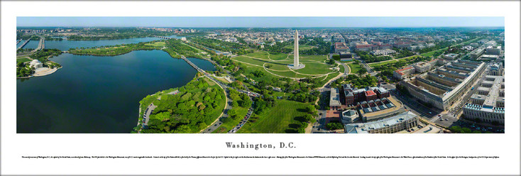 Washington, DC Skyline Panoramic Art Print