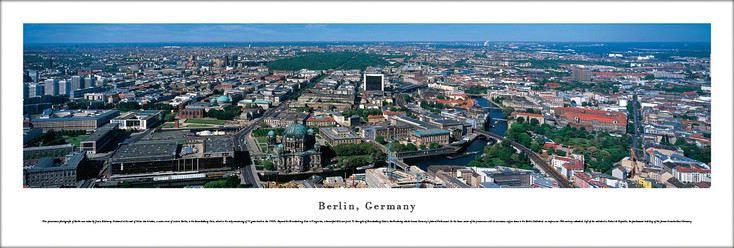 Berlin, Germany Skyline Panoramic Art Print