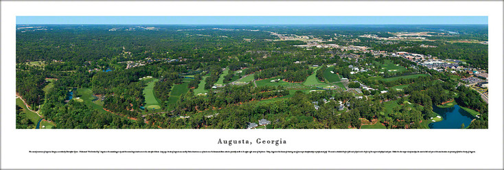 Augusta, Georgia Skyline Panoramic Art Print