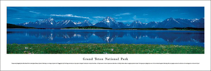 Grand Teton National Park Panoramic Art Print