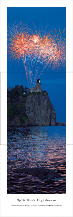 Split Rock Lighthouse 100th Anniversary Panoramic Art Print