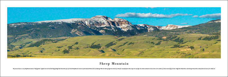 Grand Teton National Park Sheep Mountain Panoramic Art Print