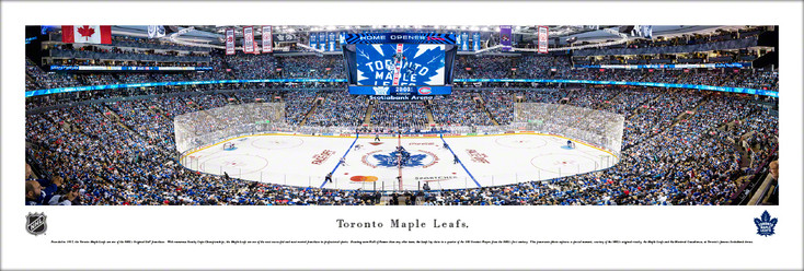 Toronto Maple Leafs Hockey Panoramic Art Print