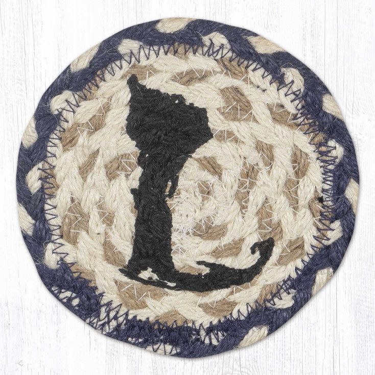 Cape Cod Printed Jute Coaster by Harry W Smith