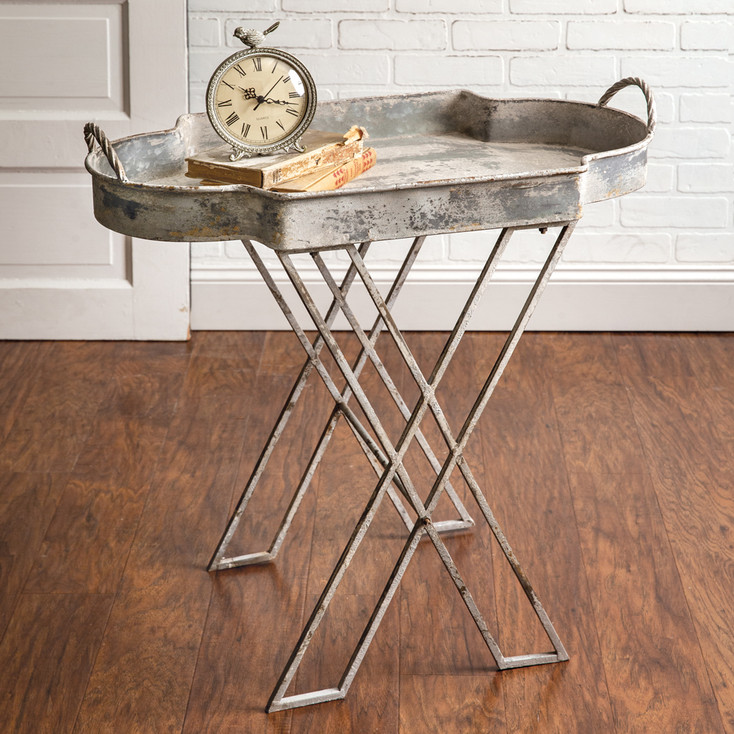Butler Metal Tray Stand