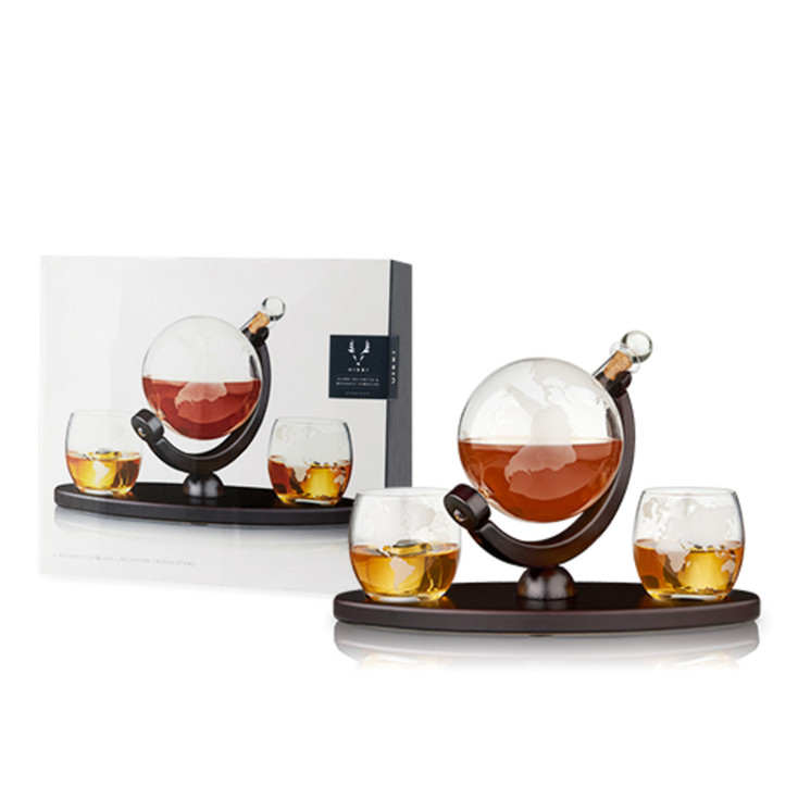 Globe Decanter & Whiskey Tumblers Set by Viski&reg;