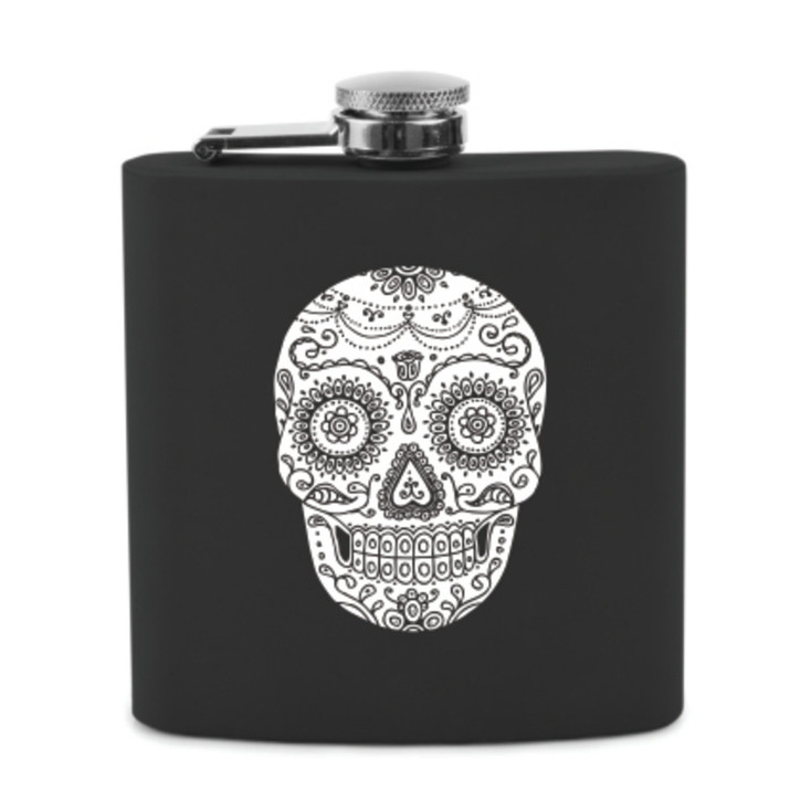 Dia De Los Muertos Flask by True