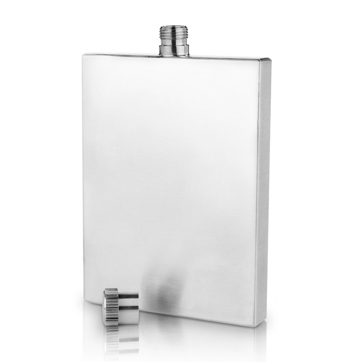 Stainless Steel Slim Flask by Viski
