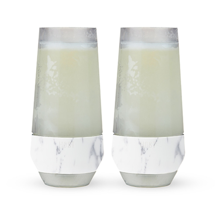 Champagne FREEZE in Marble by Host, Set of 2