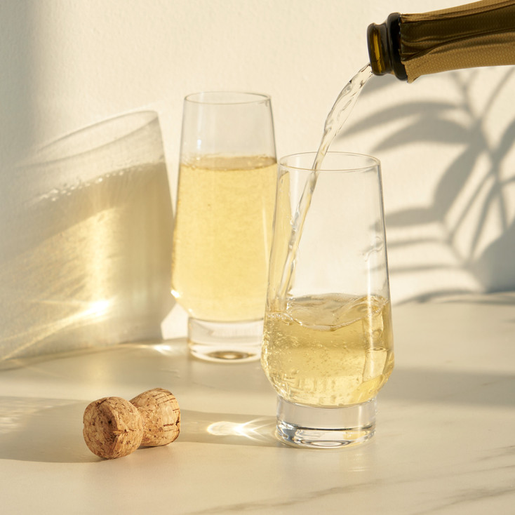 Weighted Stemless Champagne Flutes by Viski, Set of 2