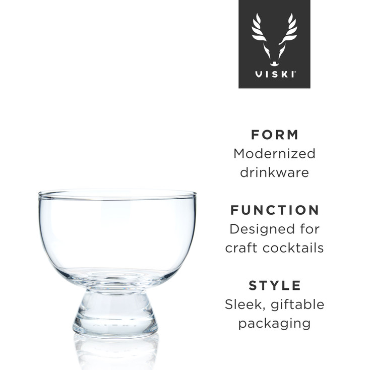 Crystal Mezcal Glasses by Viski, Set of 2