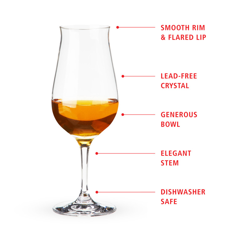 Spiegelau 9.5 oz Whiskey Snifter Premium Glasses, Set of 4