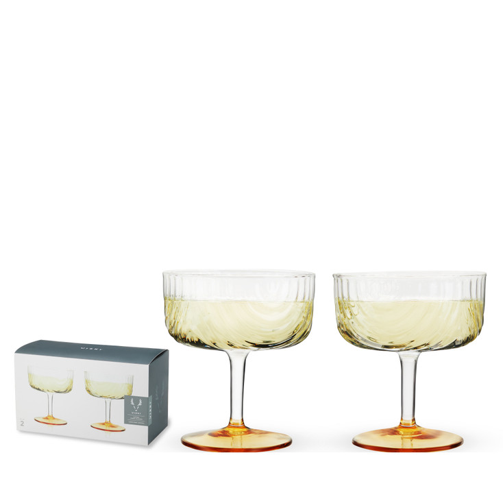 Gatsby Coupes by Viski, Set of 2