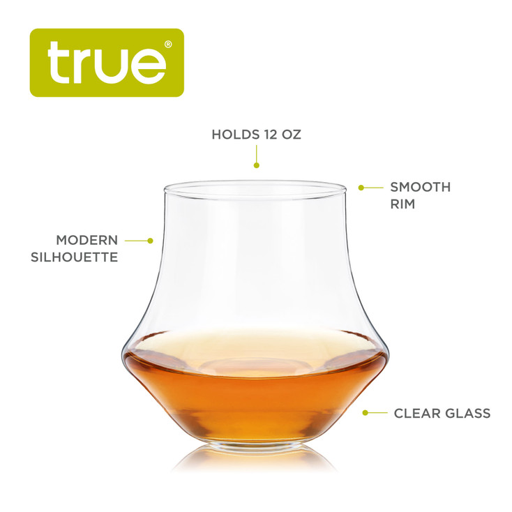 Whiskey Glasses by True, Set of 4