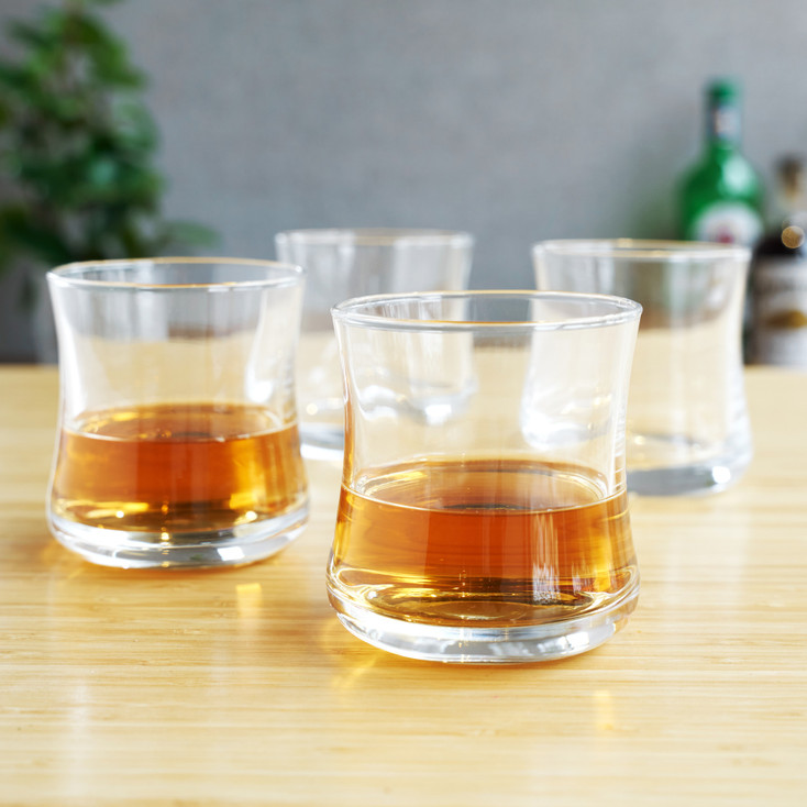 Bourbon Glasses by True, Set of 4
