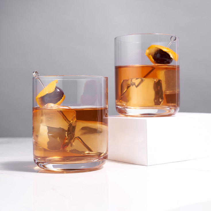 Crystal Whiskey Tumblers by Viski, Set of 2