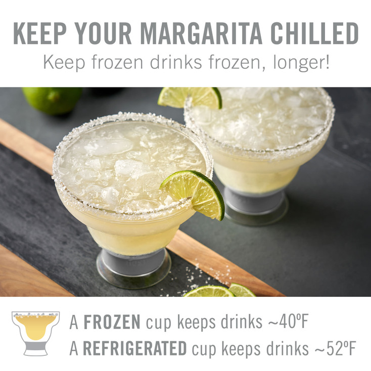 Margarita FREEZE Glasses in SIOC Pkg by Host, Set of 4