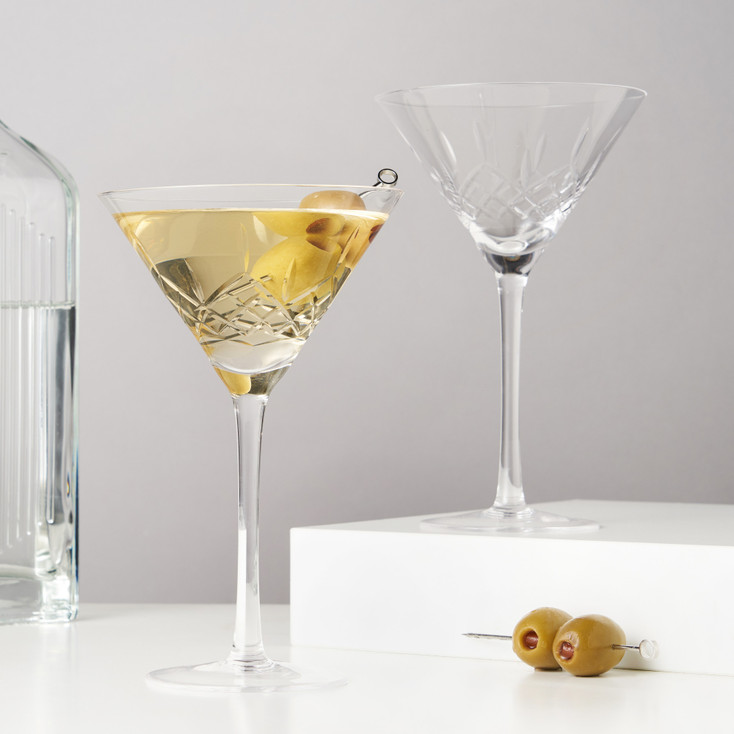 Admiral Martini Glasses by Viski, Set of 2