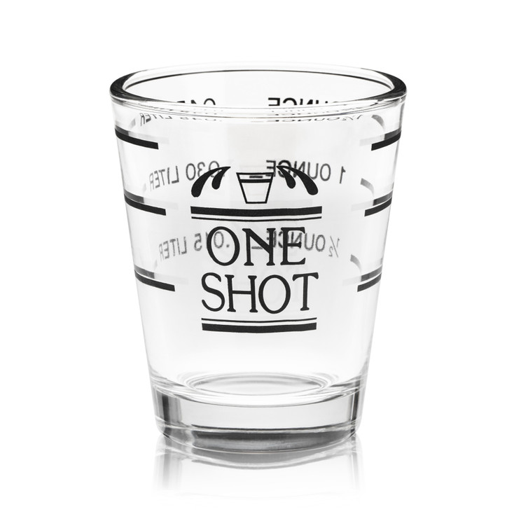 Bullseye: Measured Shot Glasses, Set of 4
