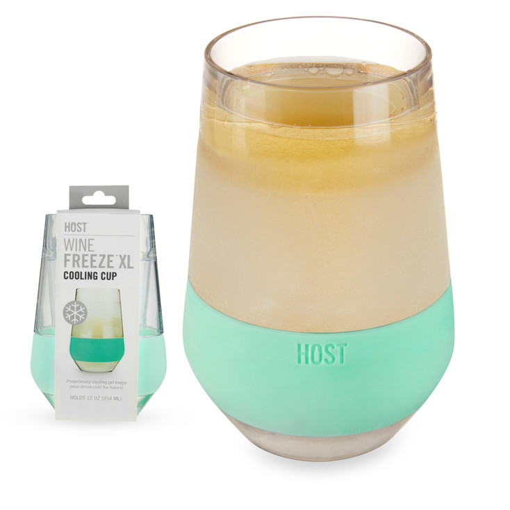 Wine FREEZE XL Cup in Mint Wine Glass by Host
