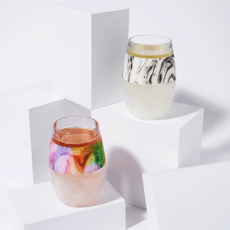 Wine FREEZE in Unicorn Swirl Wine Glass by Host
