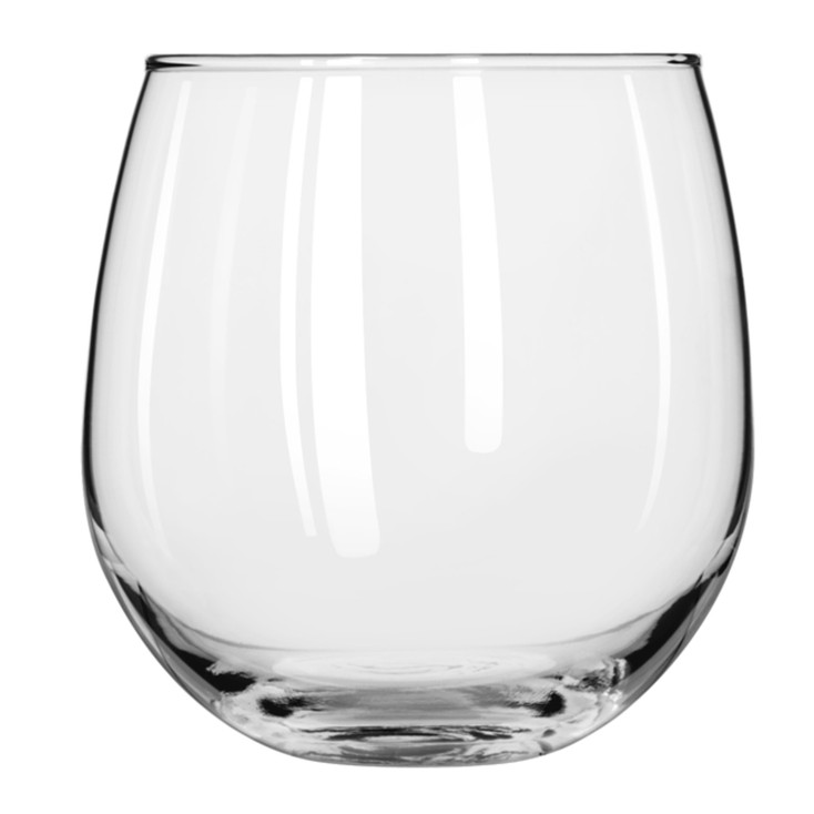 Libbey Vina Stemless Red Wine Glasses, Set of 4