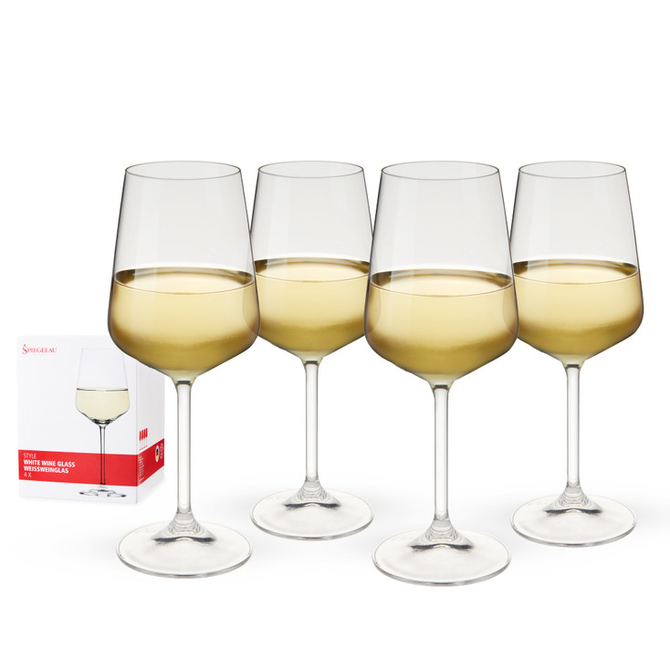 Spiegelau Style 15.5 oz White Wine Glasses, Set of 4