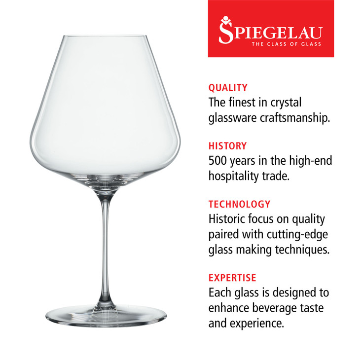 Spiegelau Definition 34 oz Burgundy Wine Glasses, Set of 2