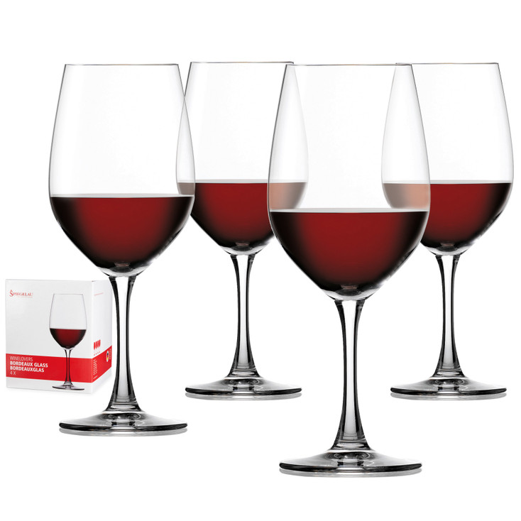 Spiegelau Wine Lovers 20.5 oz Bordeaux Wine Glass, Set of 4