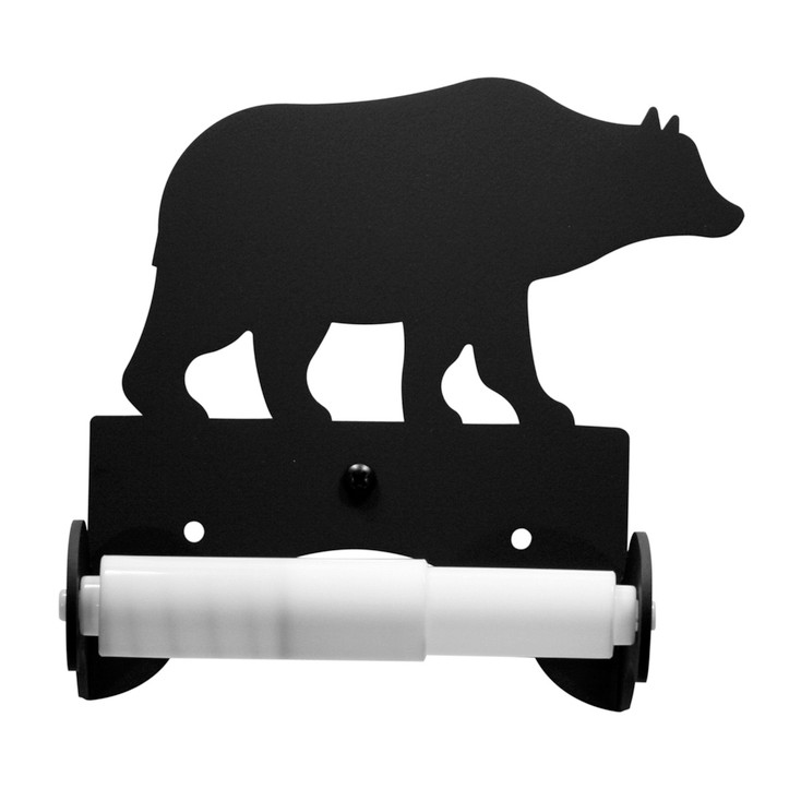 Bear Metal Toilet Paper Holder with Roller
