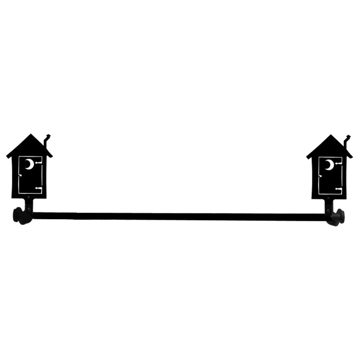 24" Outhouse Metal Towel Bar