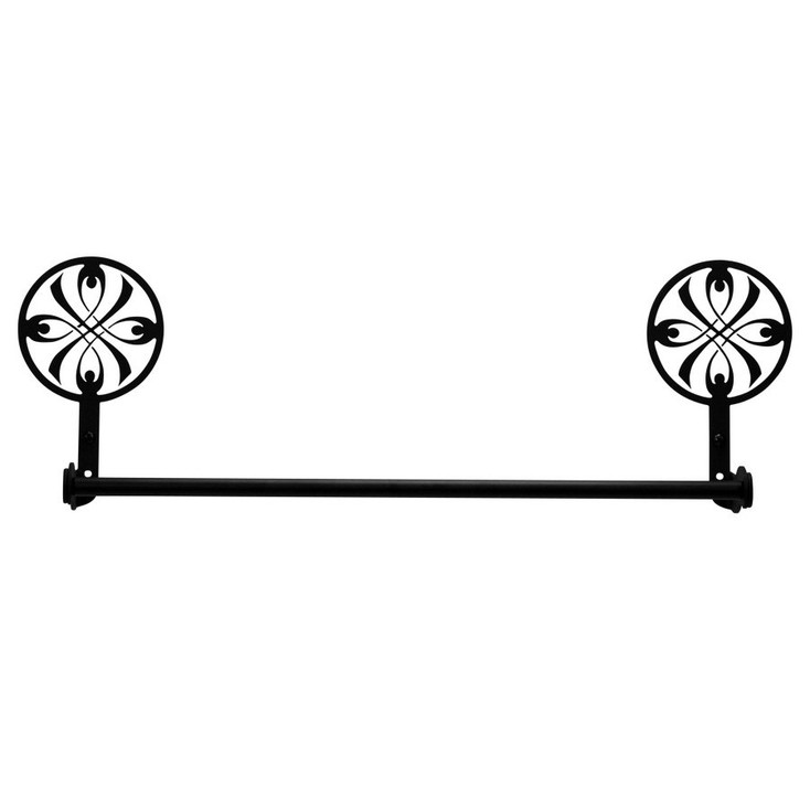 24" Ribbon Metal Towel Bar