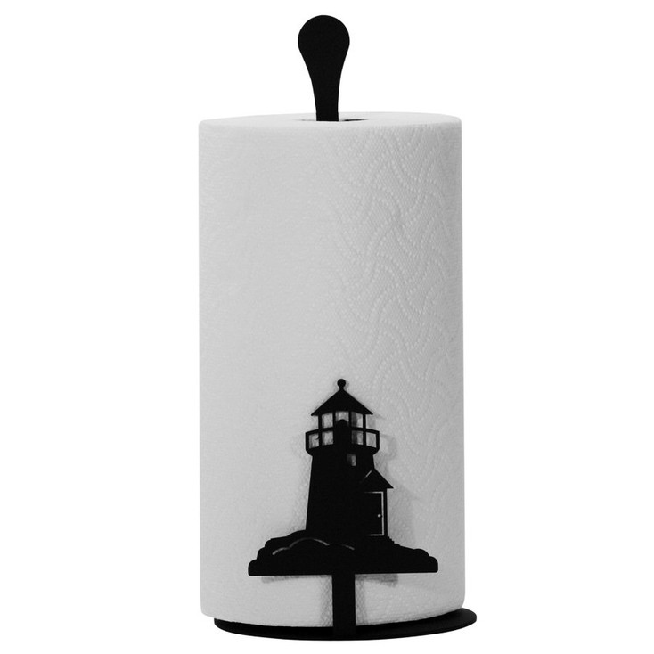 Lighthouse Metal Paper Towel Stand