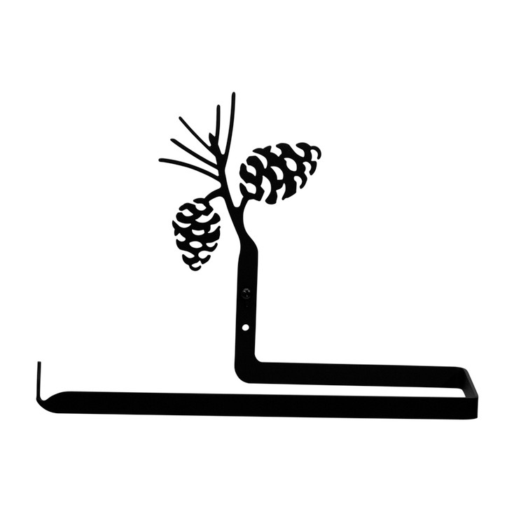Pinecone Metal Paper Towel Holder - Horizontal Wall Mount