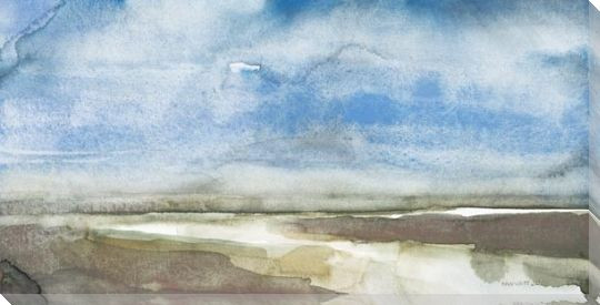 Summer Lake Wrapped Canvas Giclee Art Print Wall Art