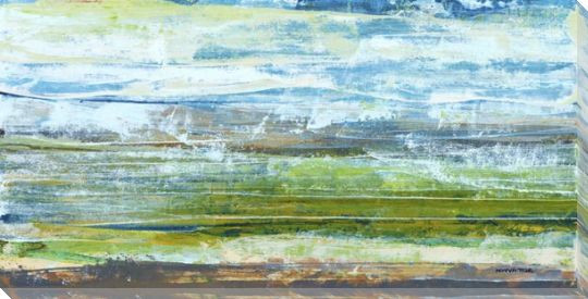 Green Pastures Wrapped Canvas Giclee Art Print Wall Art