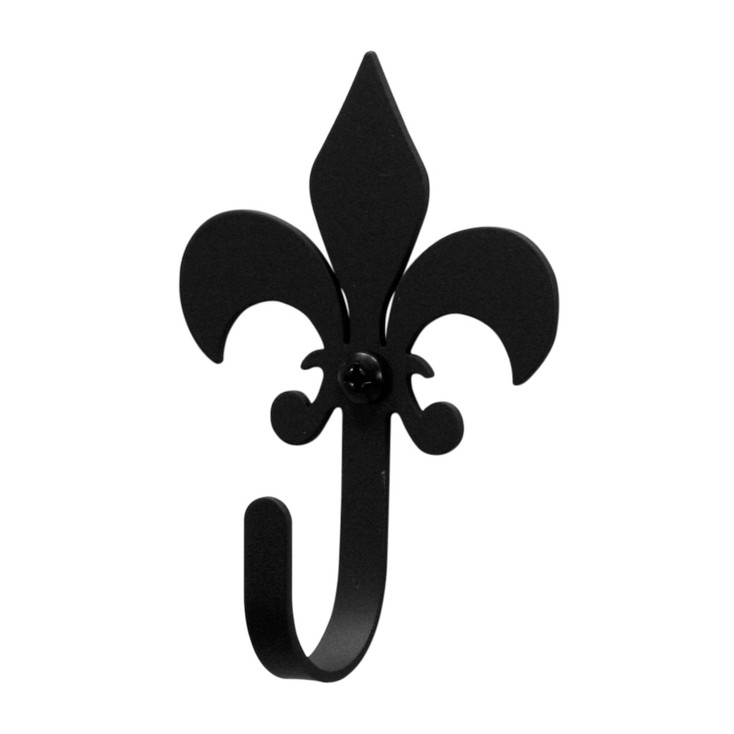 Fleur-de-Lis Extra Small Metal Wall Hook